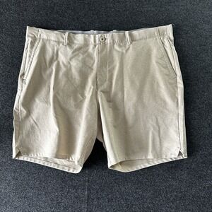 Tommy Bahama Chip Shot Golf Shorts Mens 44 Khaki Performance Stretch Flat Front